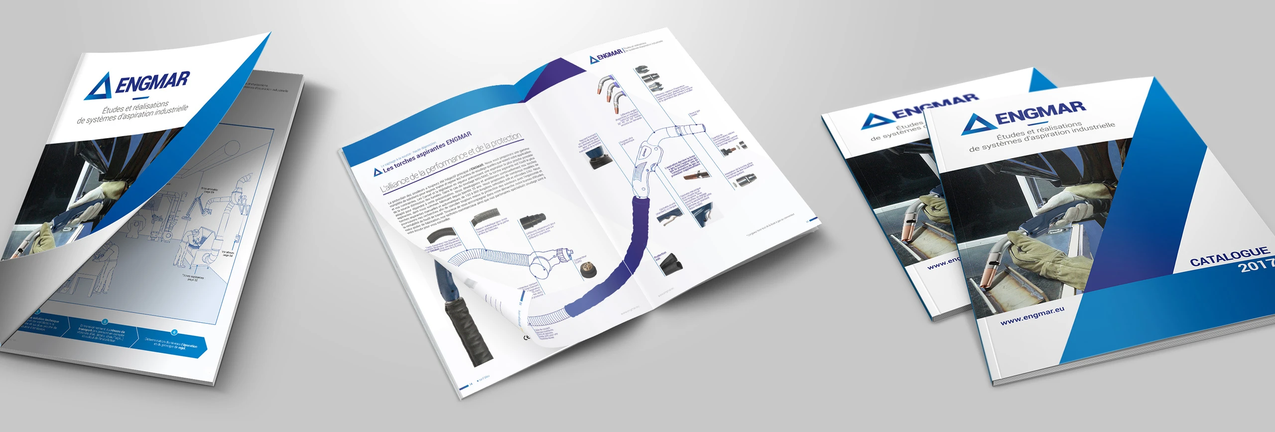 mockup du catalogue Engmar