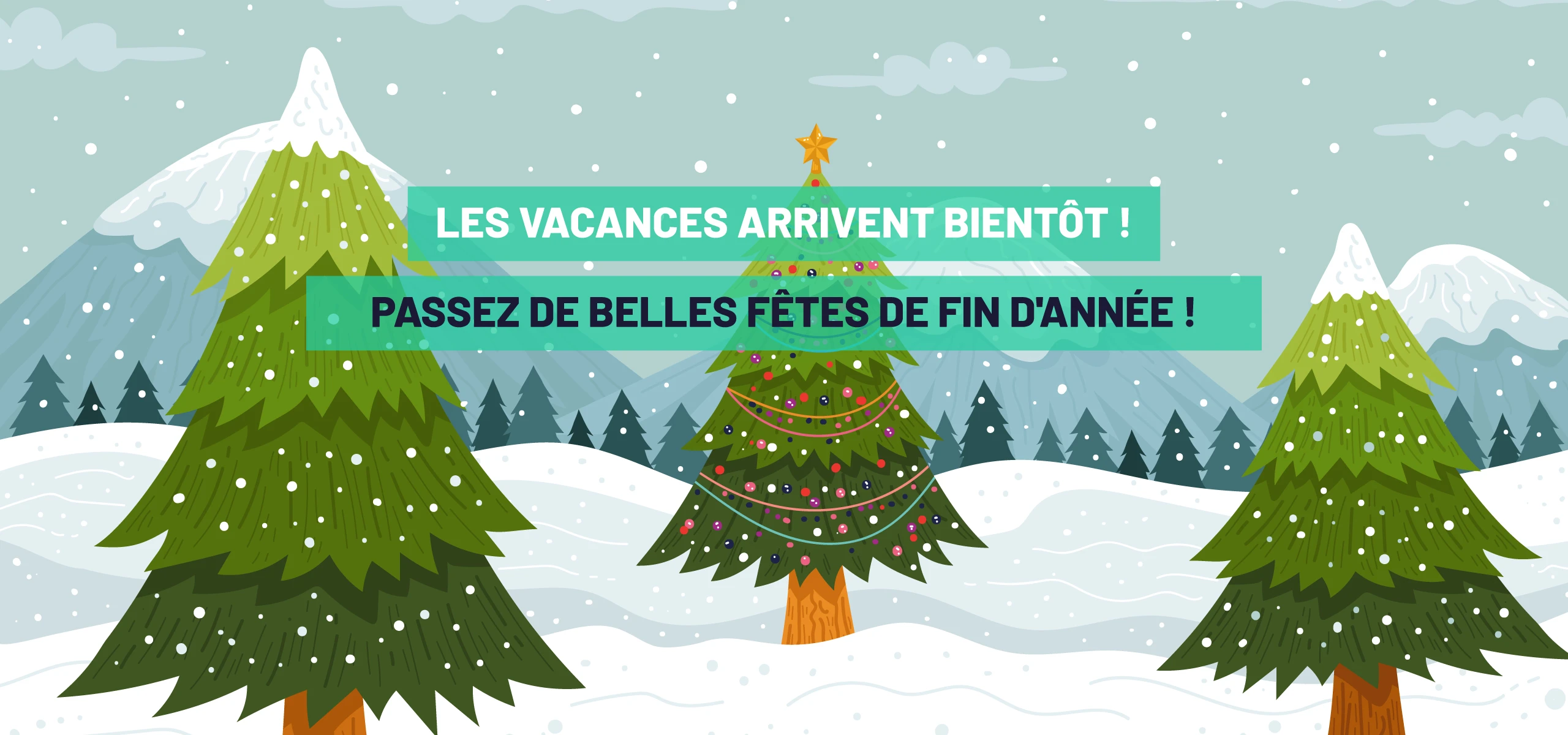 Image de couverture de Les vacances arrivent bientôt !