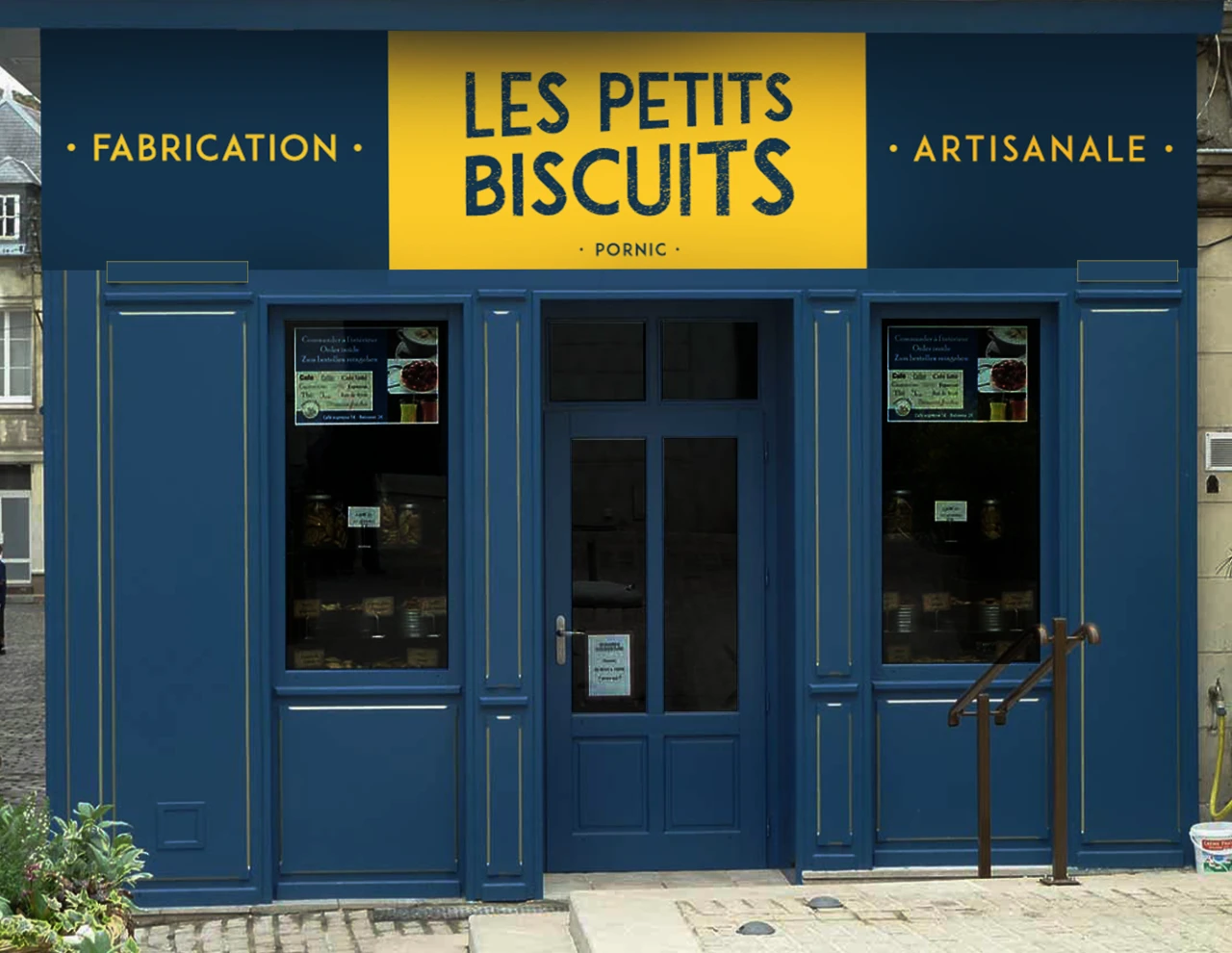 site web sur écran de pc