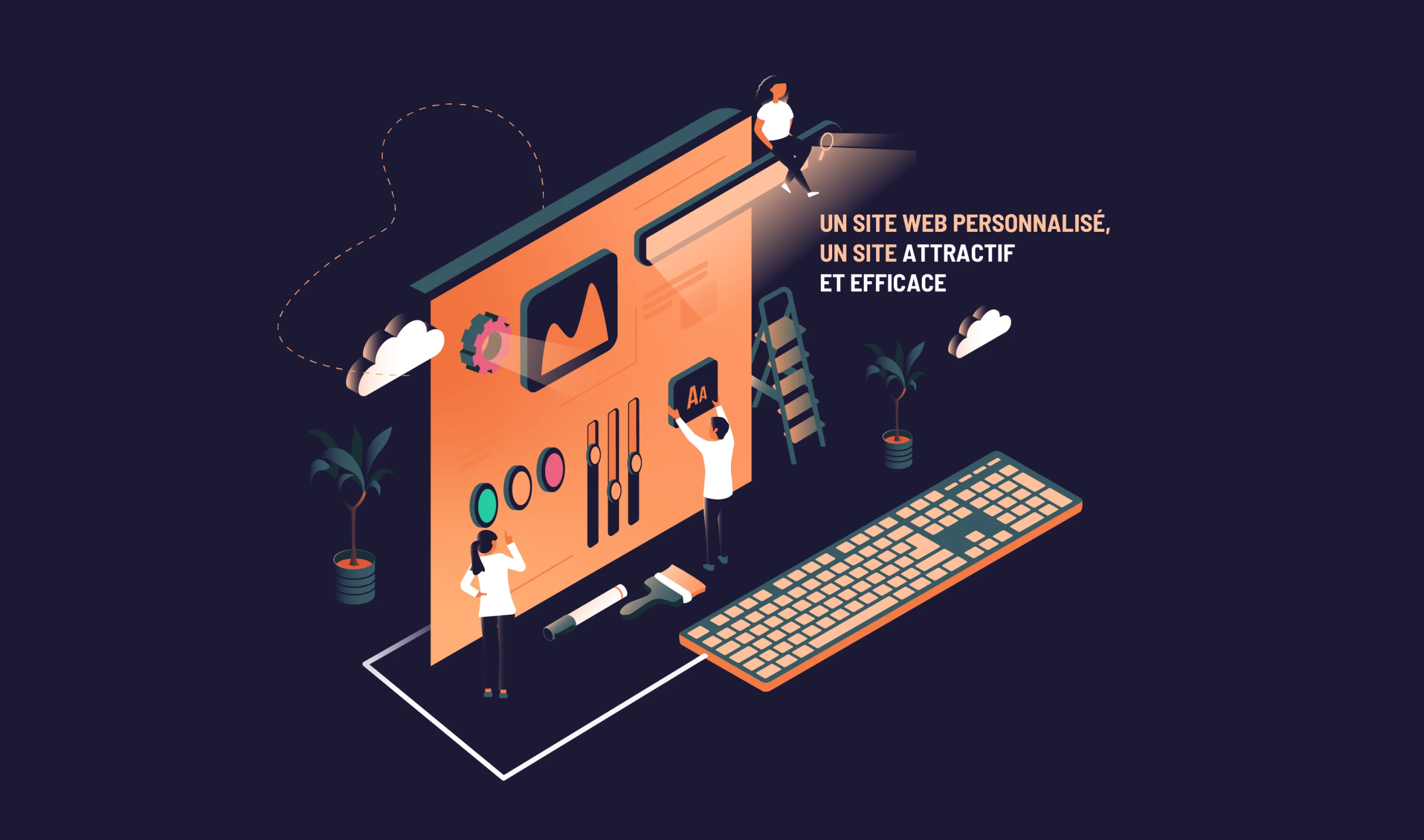 Image de couverture de Un site web personnalisé, un site attractif et efficace