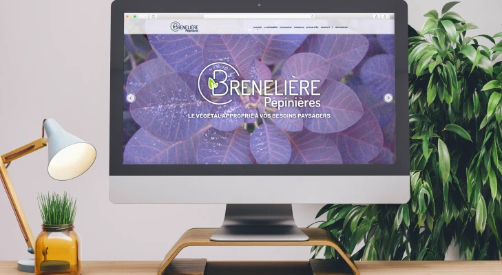 Image de Nouveau site web pour la Pépinière Brenelière