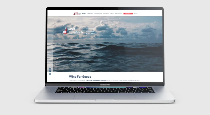 Image de Réalisation du site Wind For Goods